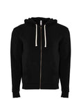 Next Level 9602 - Unisex Santa Barbara Full-Zip Hoodie Sweatshirt - Black