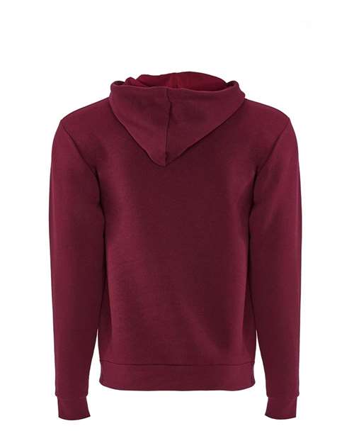 Next Level 9602 - Unisex Santa Barbara Full-Zip Hoodie Sweatshirt - Cardinal