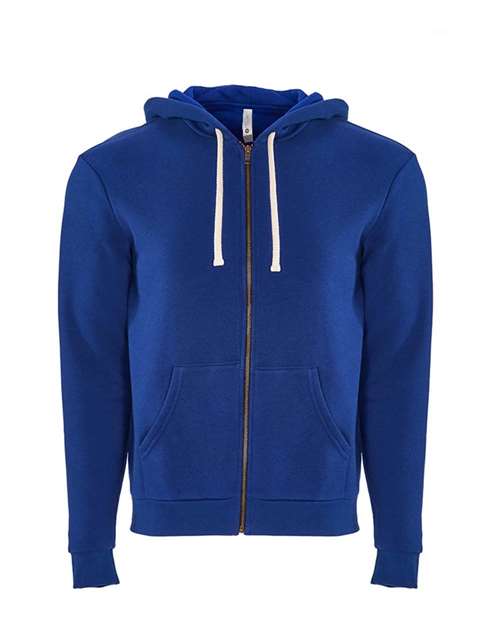 Next Level 9602 - Unisex Santa Barbara Full-Zip Hoodie Sweatshirt - Royal