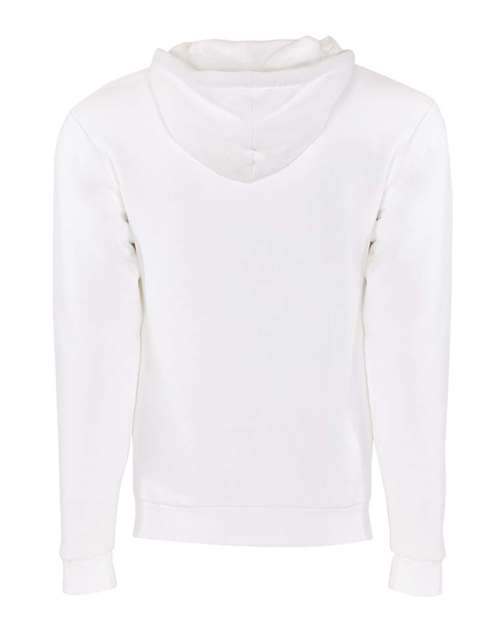 Next Level 9602 - Unisex Santa Barbara Full-Zip Hoodie Sweatshirt - White