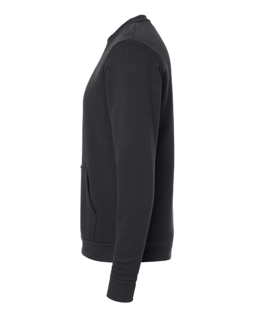 Next Level 9001 - Unisex Santa Barbara Pocket Crewneck Sweatshirt - Black