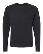 Next Level 9001 - Unisex Santa Barbara Pocket Crewneck Sweatshirt - Black