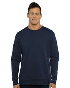 Next Level 9001 - Unisex Santa Barbara Pocket Crewneck Sweatshirt - Midnight Navy