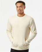 Next Level 9001 - Unisex Santa Barbara Pocket Crewneck Sweatshirt - Natural