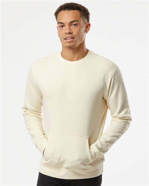 Next Level 9001 - Unisex Santa Barbara Pocket Crewneck Sweatshirt - Natural