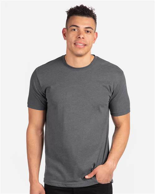 Next Level 6410 - Sueded T-Shirt - Heather Metal