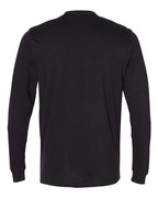 Next Level 6411 - Unisex Sueded Long Sleeve T-Shirt - Black