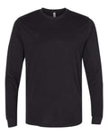 Next Level 6411 - Unisex Sueded Long Sleeve T-Shirt - Black