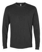 Next Level 6411 - Unisex Sueded Long Sleeve T-Shirt - Heather Charcoal