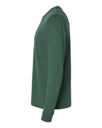 Next Level 6411 - Unisex Sueded Long Sleeve T-Shirt - Heather Forest Green