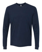 Next Level 6411 - Unisex Sueded Long Sleeve T-Shirt - Midnight Navy