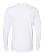 Next Level 6411 - Unisex Sueded Long Sleeve T-Shirt - White