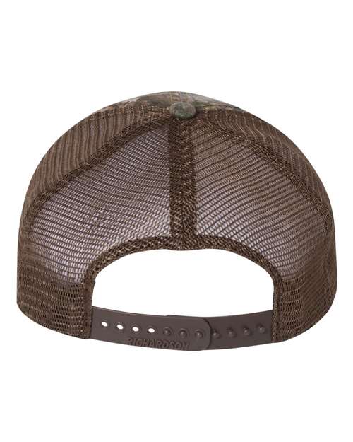 Richardson 111P - Garment Washed Printed Trucker Cap Richardson