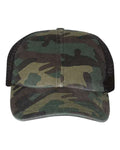 Richardson 111P - Garment Washed Printed Trucker Cap Richardson