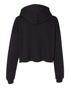 BELLA + CANVAS 7502 - Women's Crop Hoodie Sweatshirt - Black