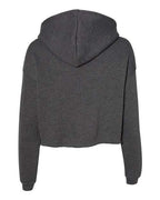 BELLA + CANVAS 7502 - Women's Crop Hoodie Sweatshirt - Dark Grey Heather