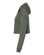 BELLA + CANVAS 7502 - Women's Crop Hoodie Sweatshirt - Military Green