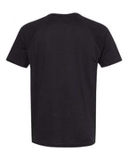 Next Level 3650 - Unisex Cotton Raglan T-Shirt - Black/ Black