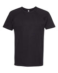 Next Level 3650 - Unisex Cotton Raglan T-Shirt - Black/ Black