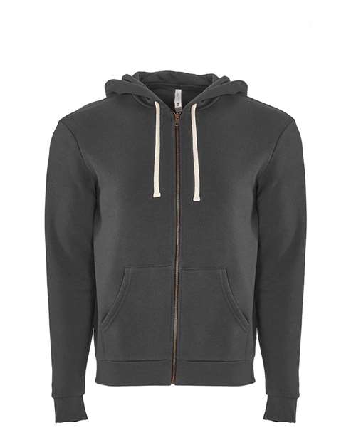 Next Level 9602 - Unisex Santa Barbara Full-Zip Hoodie Sweatshirt - Heavy Metal
