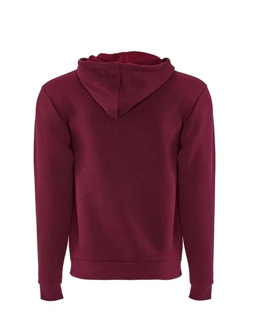 Next Level 9602 - Unisex Santa Barbara Full-Zip Hoodie Sweatshirt - Maroon