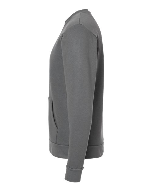 Next Level 9001 - Unisex Santa Barbara Pocket Crewneck Sweatshirt - Heavy Metal