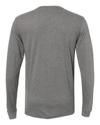 Next Level 6411 - Unisex Sueded Long Sleeve T-Shirt - Dark Heather Grey