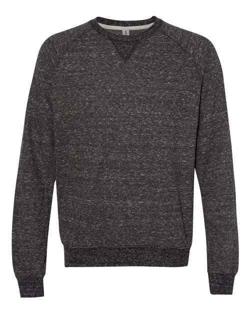 JERZEES 91MR - Unisex Snow Heather French Terry Crewneck Sweatshirt JERZEES