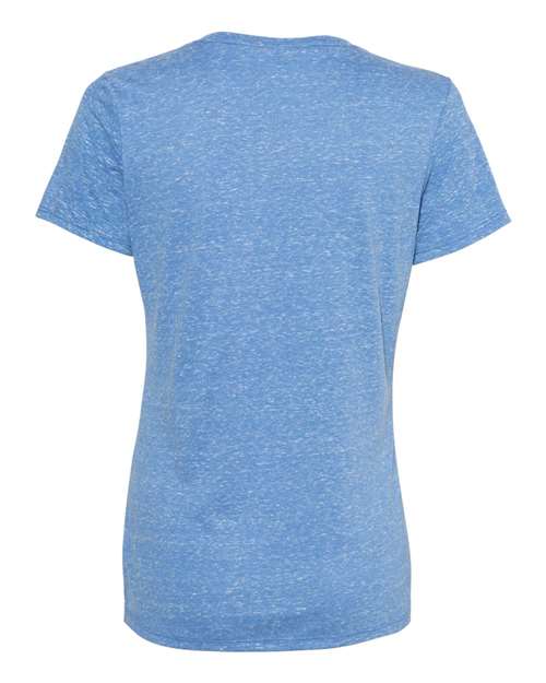 JERZEES 88WVR - Women's Snow Heather Jersey V-Neck T-Shirt JERZEES