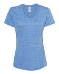 JERZEES 88WVR - Women's Snow Heather Jersey V-Neck T-Shirt JERZEES