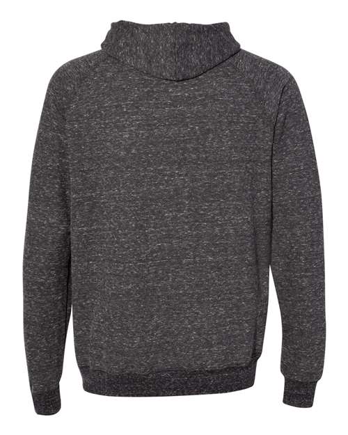JERZEES 90MR - Unisex Snow Heather French Terry Raglan Hooded Sweatshirt JERZEES