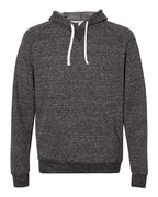 JERZEES 90MR - Unisex Snow Heather French Terry Raglan Hooded Sweatshirt JERZEES