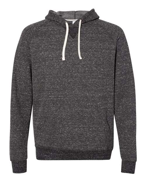 JERZEES 90MR - Unisex Snow Heather French Terry Raglan Hooded Sweatshirt JERZEES