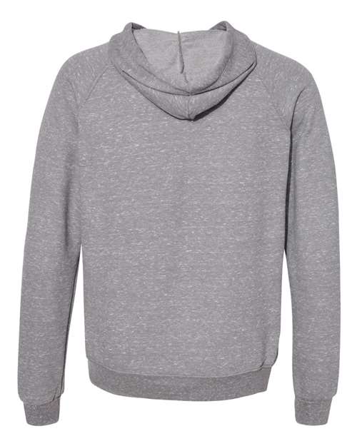 JERZEES 90MR - Unisex Snow Heather French Terry Raglan Hooded Sweatshirt JERZEES