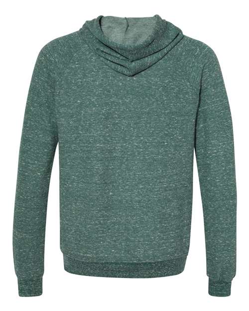 JERZEES 90MR - Unisex Snow Heather French Terry Raglan Hooded Sweatshirt JERZEES