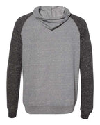 JERZEES 90MR - Unisex Snow Heather French Terry Raglan Hooded Sweatshirt JERZEES