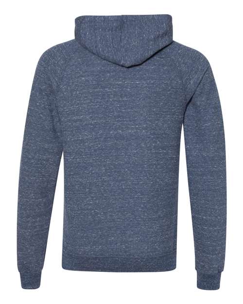 JERZEES 90MR - Unisex Snow Heather French Terry Raglan Hooded Sweatshirt JERZEES