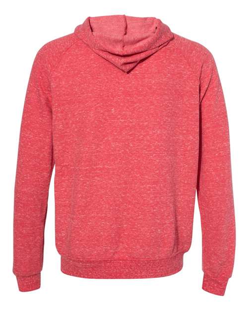 JERZEES 90MR - Unisex Snow Heather French Terry Raglan Hooded Sweatshirt JERZEES