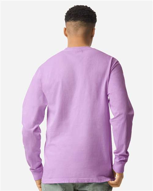 Comfort Colors 6014 - Unisex Garment-Dyed Heavyweight Long Sleeve T-Shirt - Orchid