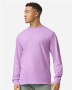 Comfort Colors 6014 - Unisex Garment-Dyed Heavyweight Long Sleeve T-Shirt - Orchid