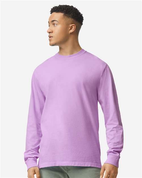 Comfort Colors 6014 - Unisex Garment-Dyed Heavyweight Long Sleeve T-Shirt - Orchid