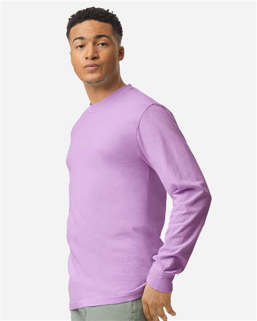 Comfort Colors 6014 - Unisex Garment-Dyed Heavyweight Long Sleeve T-Shirt - Orchid