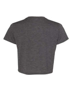 BELLA + CANVAS 8882 - Womens Flowy Crop Tee - Dark Grey Heather