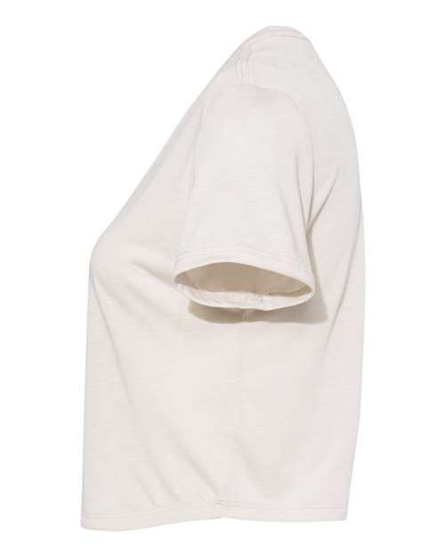 BELLA + CANVAS 8882 - Womens Flowy Crop Tee - Heather Dust