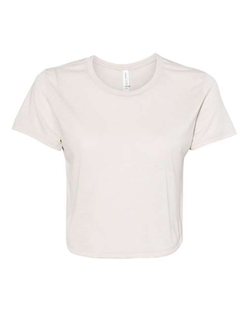 BELLA + CANVAS 8882 - Womens Flowy Crop Tee - Heather Dust