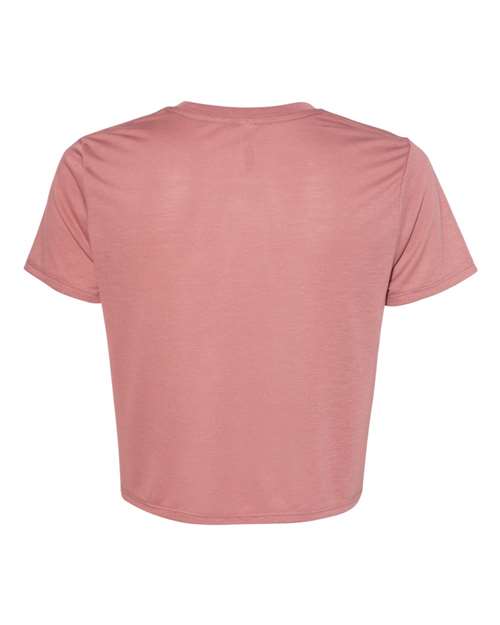 BELLA + CANVAS 8882 - Womens Flowy Crop Tee - Mauve