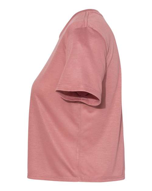 BELLA + CANVAS 8882 - Womens Flowy Crop Tee - Mauve