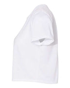 BELLA + CANVAS 8882 - Womens Flowy Crop Tee - White