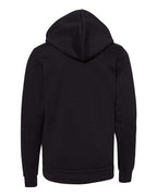 BELLA + CANVAS 3719Y - Youth Sponge Fleece Hoodie Sweatshirt - Black