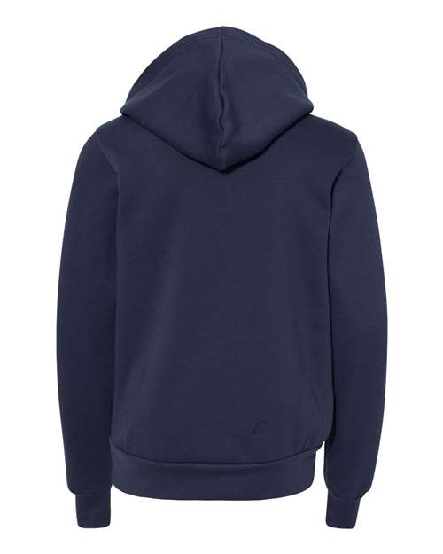 BELLA + CANVAS 3719Y - Youth Sponge Fleece Hoodie Sweatshirt - Navy